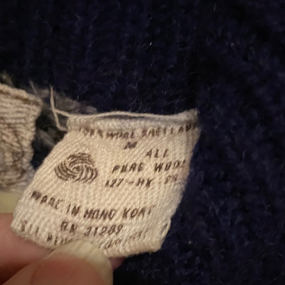 Vintage Wool Colorful Geometric Pattern Sweater - Picture 3 of 13